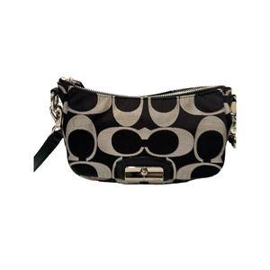 Coach Signature Crossbody Bag in Black and Gray